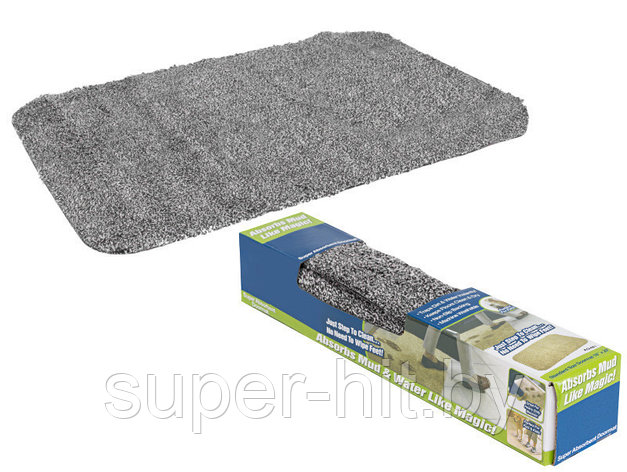 Волшебный придверный коврик Clean Step Mat (супервпитывающий), фото 2