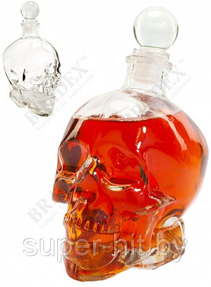 Графин «БЕДНЫЙ ЙОРИК» Carafe Skull 440ml, фото 2