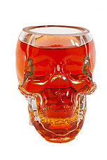 Стопка «БЕДНЫЙ ЙОРИК» Glass Skull, фото 2