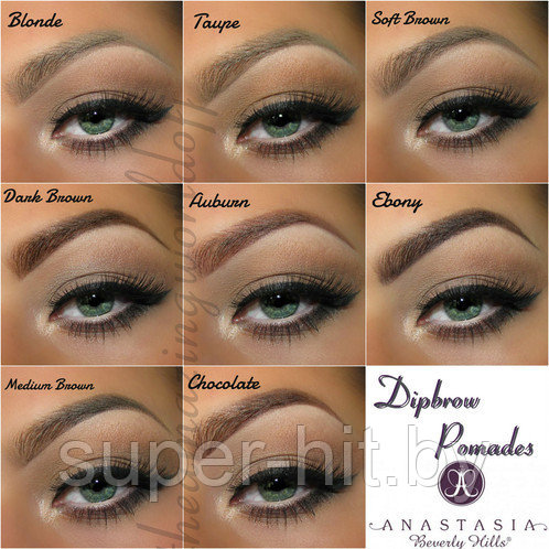 Помада для бровей Pomade Anastasia Beverly Hills все цвета - фото 5 - id-p94946823