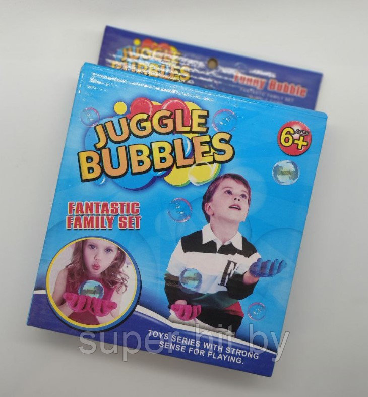 Набор волшебных мыльных пузырей с перчатками - фото 4 - id-p170600208