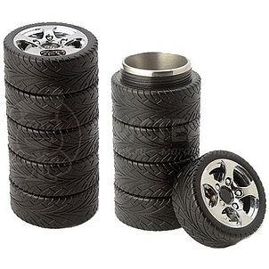 Кружка-термос для автомобилиста "Шины" Tyre Cup, фото 2
