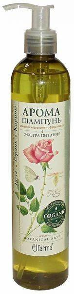 Шампунь Арома "Экстра-питание" роза, герань, каритэ - фото 1 - id-p93060284
