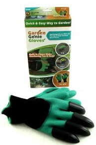 Садовые перчатки с когтями Garden Genie Gloves - фото 3 - id-p93056058