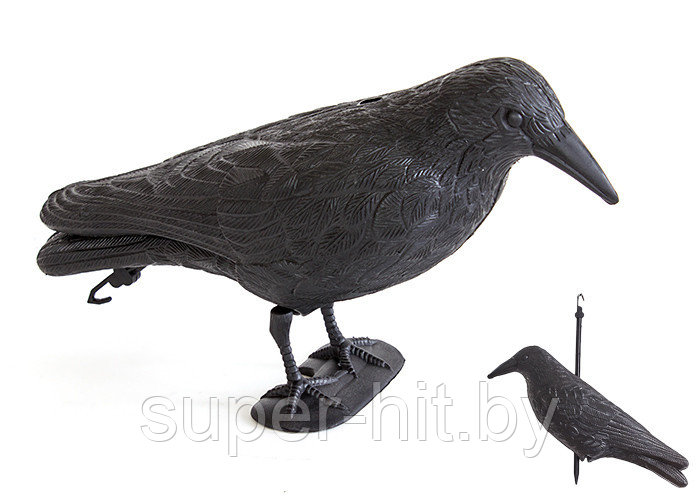 Пластиковый ворон отпугиватель птиц SiPL - фото 1 - id-p93055880