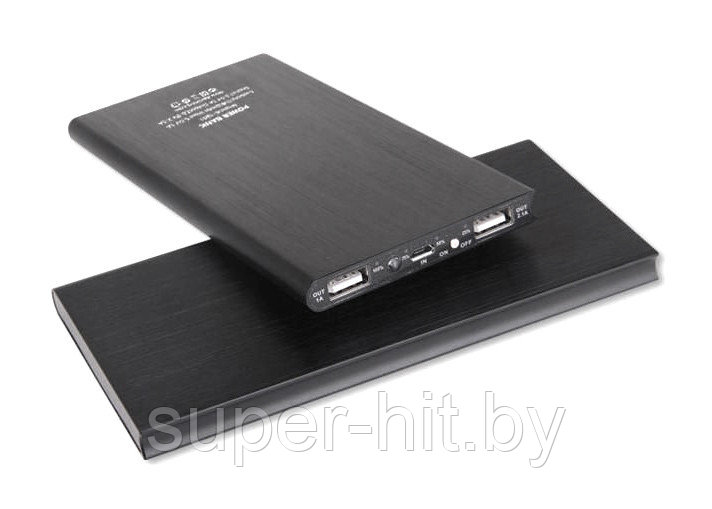 Портативное зарядное устройство 20000 Sipl Slim Black - фото 1 - id-p93060514