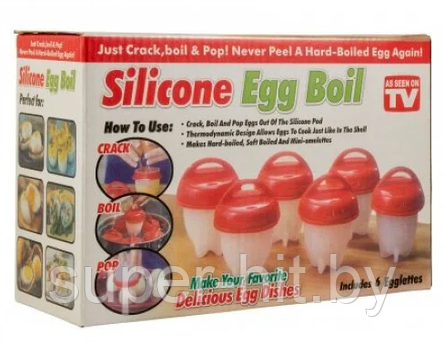Силиконовые формы для варки яиц Silicone Egg Boil, фото 2