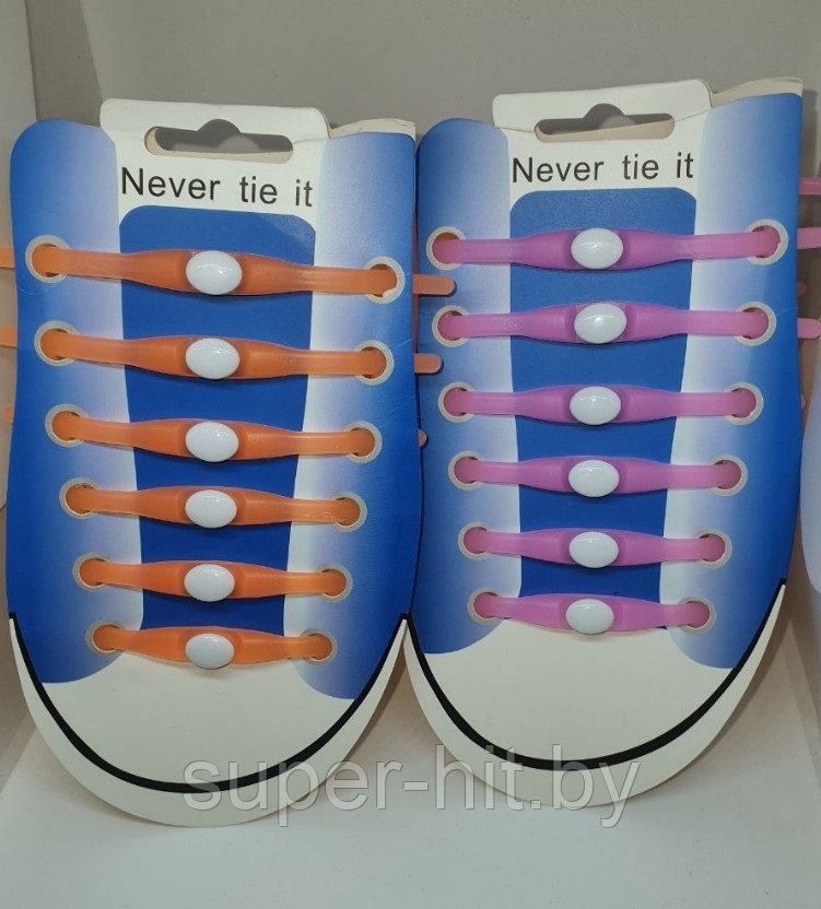 Силиконовые шнурки для обуви - фото 4 - id-p94946908
