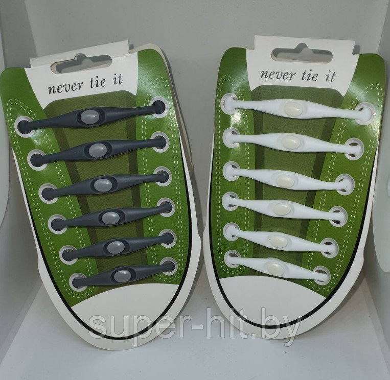 Силиконовые шнурки для обуви - фото 5 - id-p94946908