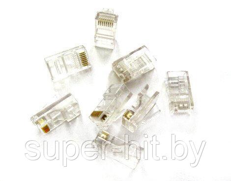 Коннектор RJ-45 8P8C SiPL 100 шт. - фото 3 - id-p95992064