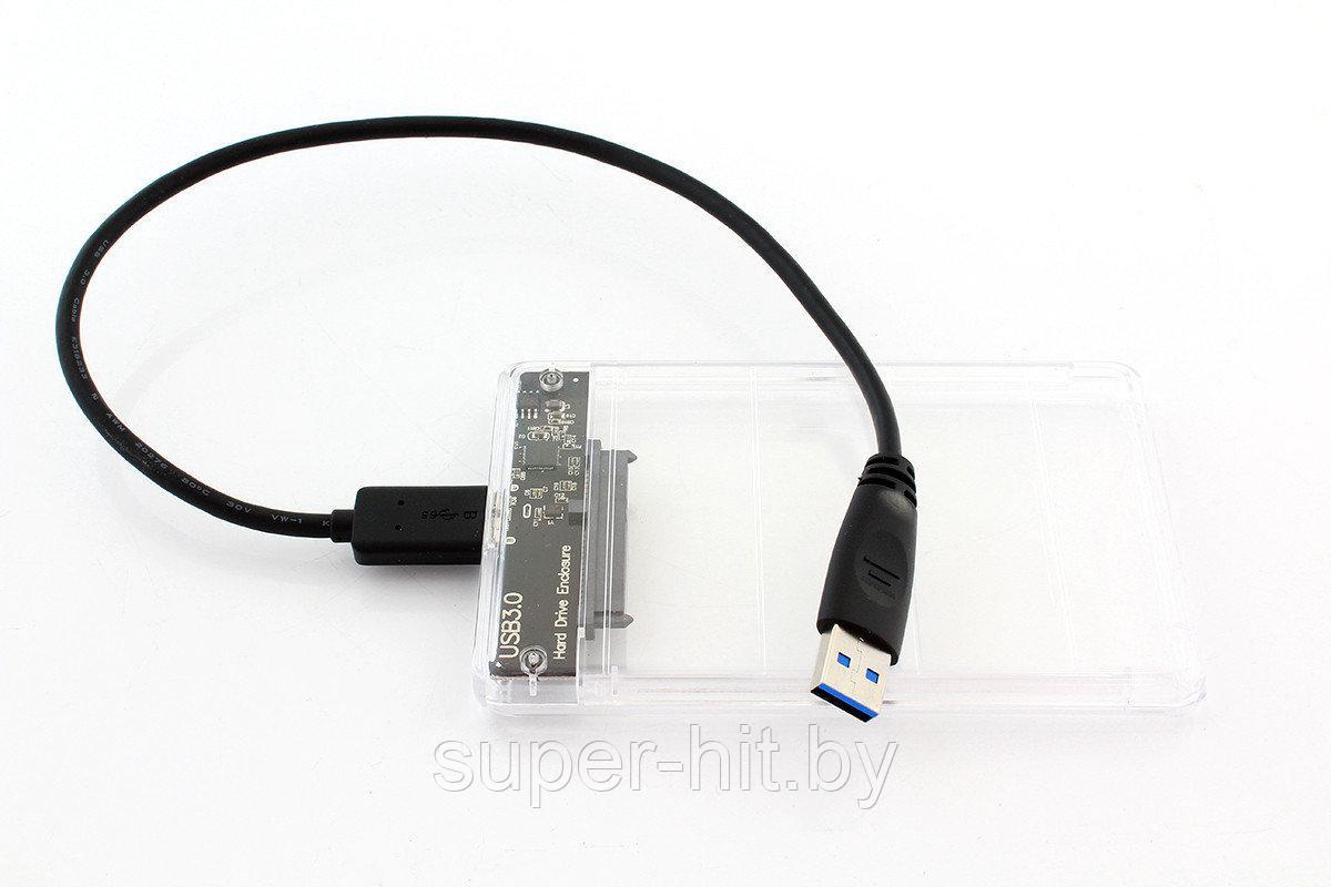 Корпус для жесткого диска 2,5" USB 3.0 SATA CR - фото 3 - id-p96138180