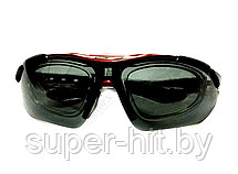 Очки спортивные солнцезащитные с 5 сменными линзами в чехле,, фото 3