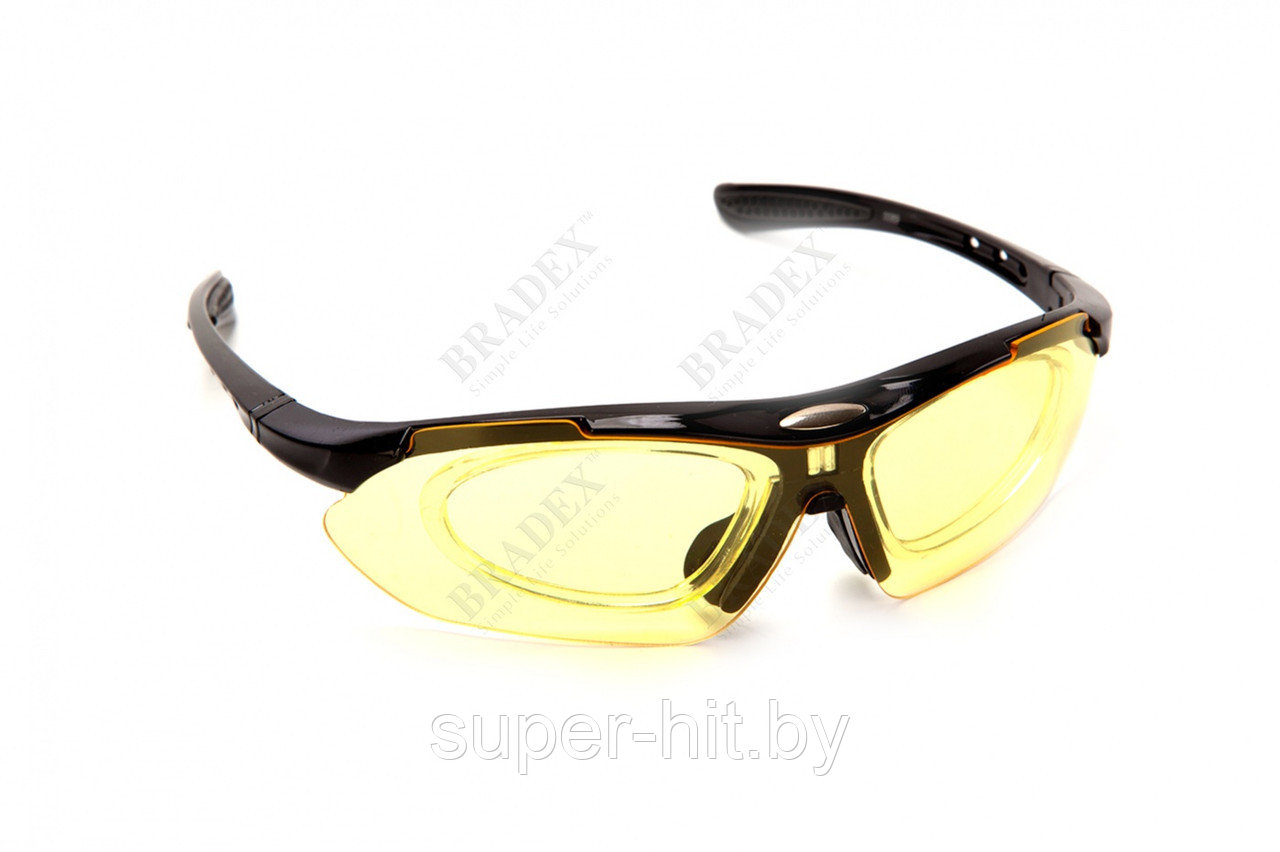 Очки спортивные солнцезащитные с 5 сменными линзами в чехле, - фото 7 - id-p94946914