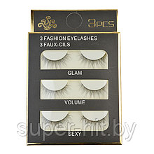 Накладные ресницы 3d Fashion Eye Lashes 3 пары