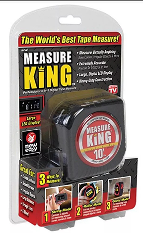 Универсальная Лазерная рулетка Measure King 3 в 1, фото 2