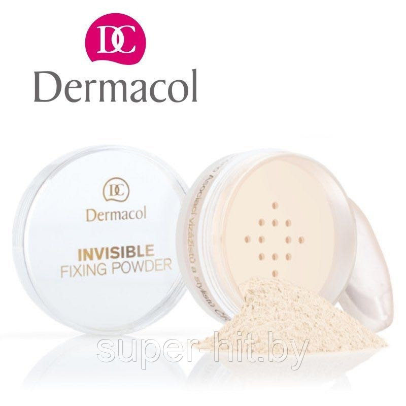 Пудра рассыпчатая  фиксирующая  Invisible Fixing Powder Dermacol