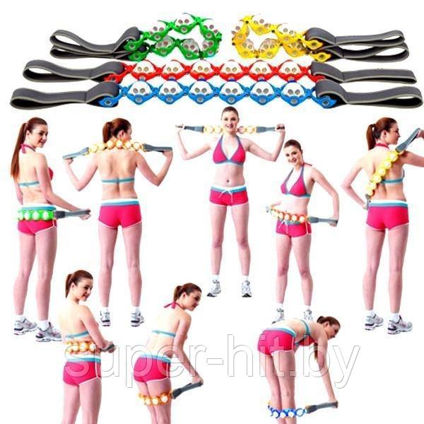 Роликовый ручной массажер massage rope hx-8866 - фото 3 - id-p96488628