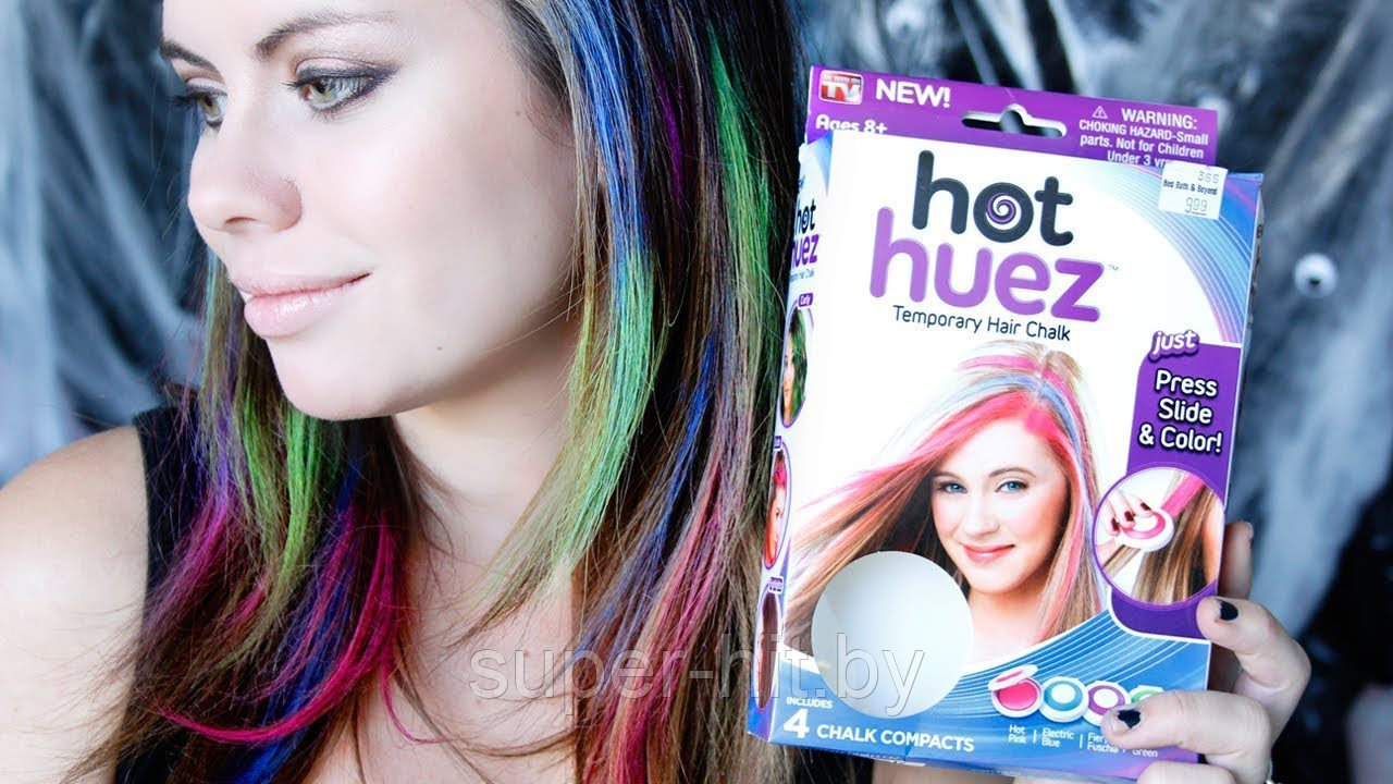 Мелки для волос цветные Hot Huez (Хот Хьюз) - фото 6 - id-p170602668