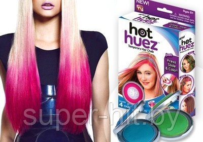 Мелки для волос цветные Hot Huez (Хот Хьюз) - фото 7 - id-p170602668