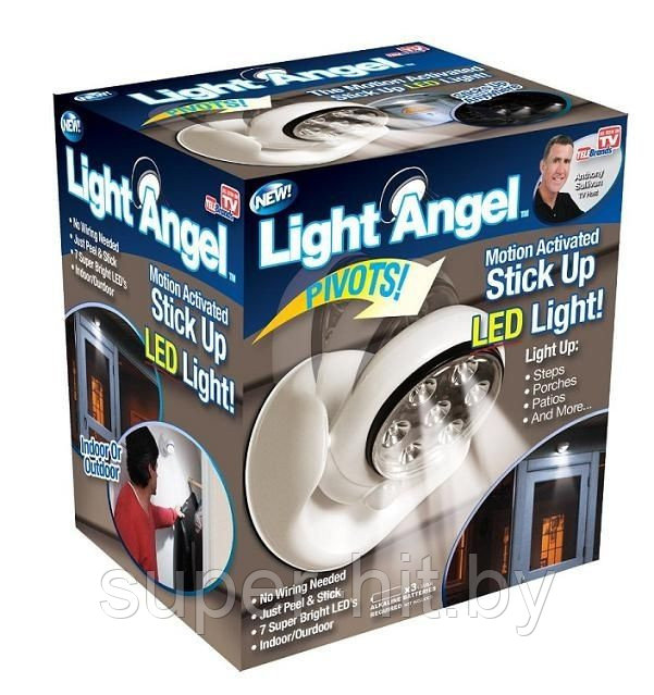 Light Angel - светильник настенный на батарейках - фото 10 - id-p93055480