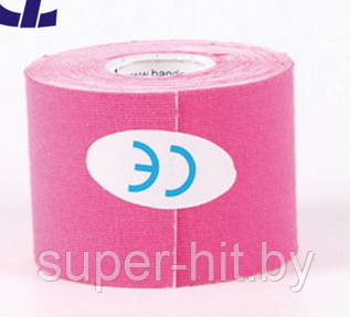 Кинезио тейп Kinesiology Tape Розовый, 5 см × 1 м - фото 1 - id-p170603865