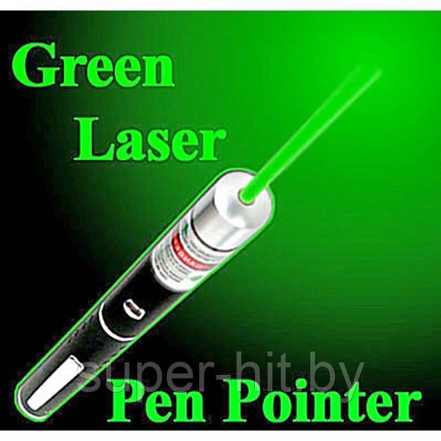 Лазерная указка Green Laser Pointer (1 насадка) - фото 1 - id-p93050854