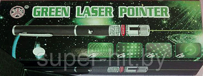 Лазерная указка Green Laser Pointer (1 насадка) - фото 3 - id-p93050854