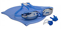 Набор для плавания: шапочка +очки+прищепка для носа+беруши для бассейна
