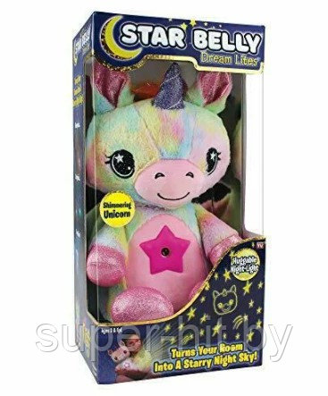 Мягкая игрушка ночник-проектор Star Belly - фото 2 - id-p170605564