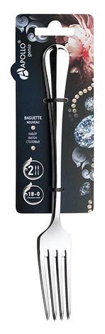 Набор столовых вилок APOLLO Genio "Baguette Nouveau" 2 пр., нерж. сталь, арт. BGN-22, фото 2