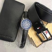 Подарочный набор Armani часы,кошелек,ремень