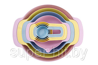 Набор емкостей для кухни 8 в 1 Compact (пласт. миски, дуршлаг, ложки) арт. MG33-09