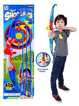 Детский лук со стрелами и мишенью