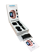 Умные часы Smart Watch W98 (металлический ремешок в комплекте), фото 2