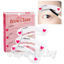 Трафареты для бровей Mini Brow Class (3 шт в уп.)