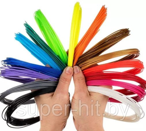 Пластик PLA для 3D ручки (Разные цвета на выбор) 1 моток -10м. Чернила для 3Д ручки - фото 1 - id-p170600809