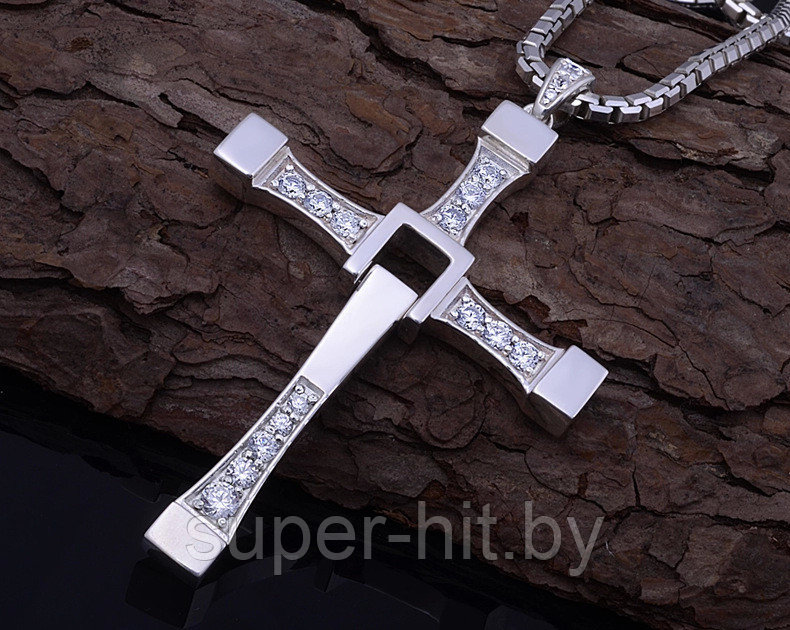 Крест Доминика Торетто с цепочкой СуперКачество (7 см) - фото 6 - id-p94948754