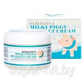 Крем для лица Elizavecca Milky Piggy Sea Salt Cream, фото 2