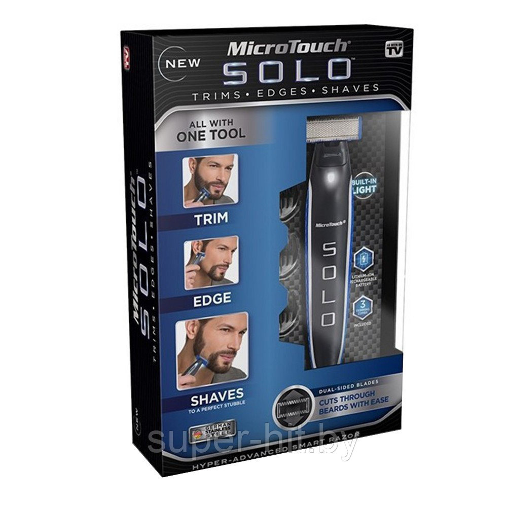 Бритва триммер Micro Touch Solo - фото 2 - id-p93050810