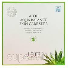 Набор увлажняющей косметики с алое Jigott Aloe Aqua Balance Skin Care Set, фото 2