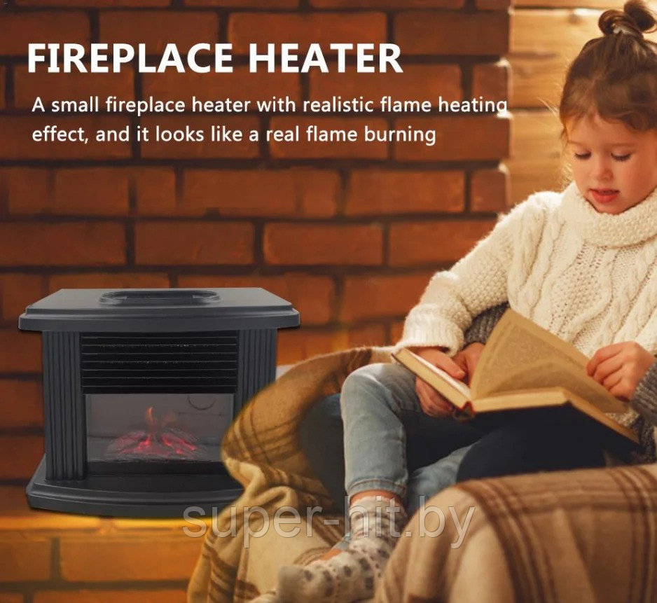 Портативный обогреватель FLAME HEATER с LCD дисплеем и имитацией камина - фото 7 - id-p170604108