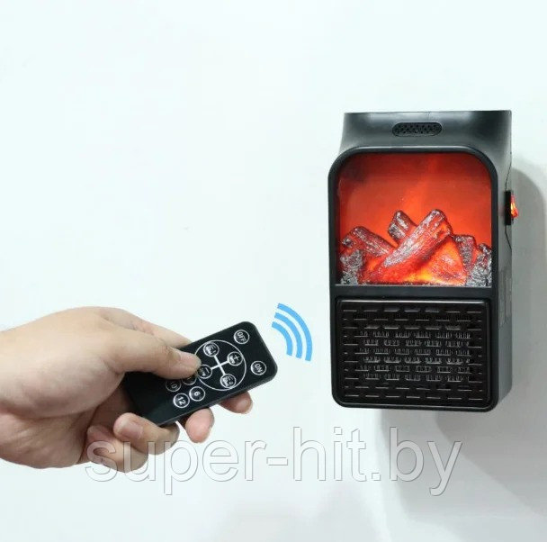 Портативный обогреватель-камин Flame Heater с пультом - фото 4 - id-p170604109