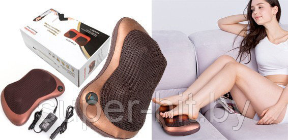 Массажная роликовая подушка Massager Pillow - фото 5 - id-p93061435