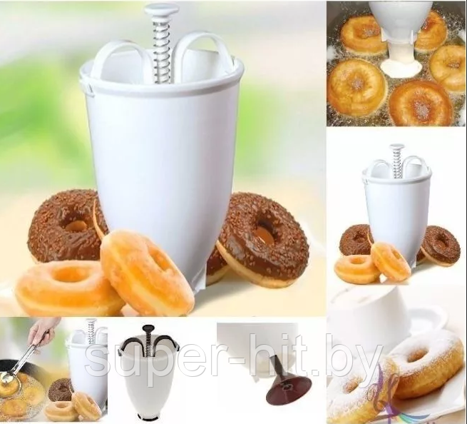 Форма для приготовления пончиков дозатор теста Donut Maker - фото 9 - id-p170606224