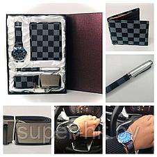 Подарочный набор мужской( Часы, ремень,кошелек, ручка), фото 3