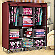 Складной каркасный тканевый шкаф Storage Wardrobe, фото 5