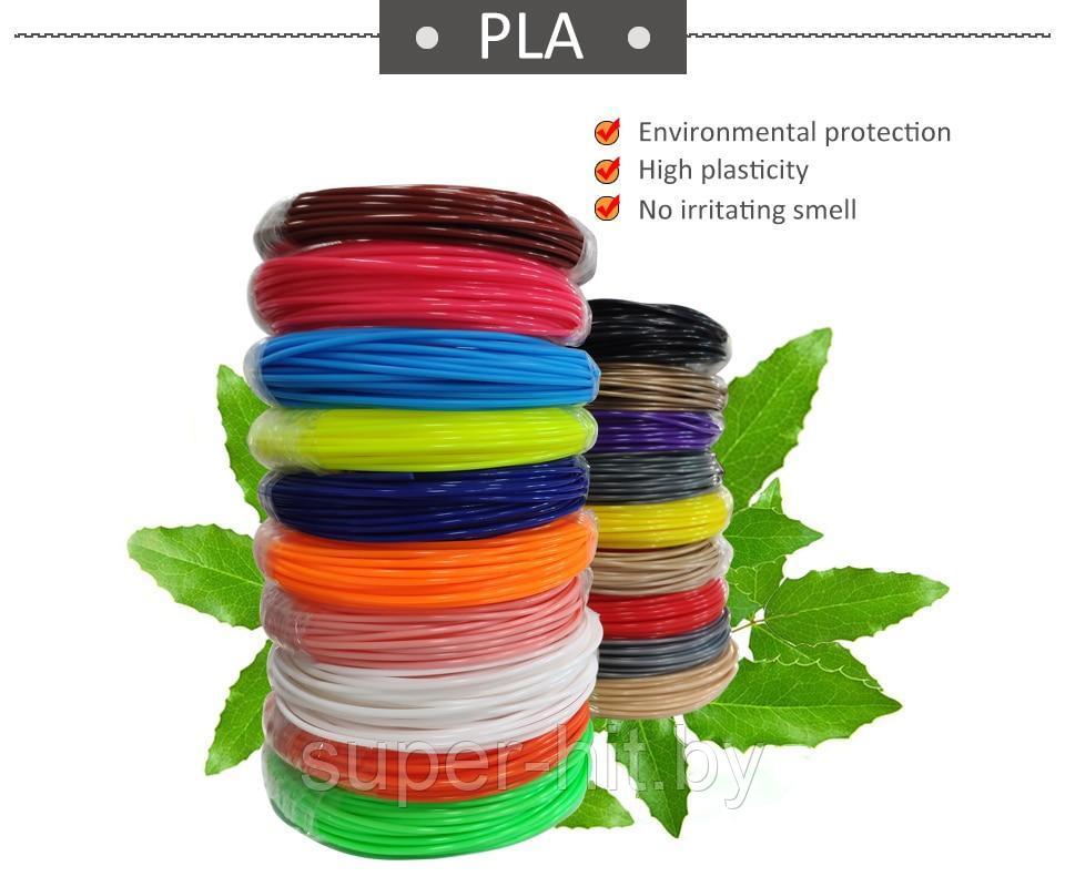 Набор пластика ПЛА для 3D ручек (Разные цвета на выбор) 1 моток -10м. Чернила для 3Д ручки - фото 4 - id-p116654442