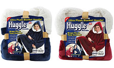 Двухсторонняя толстовка - халат с капюшоном Huggle Hoodie (2 цвета), фото 2
