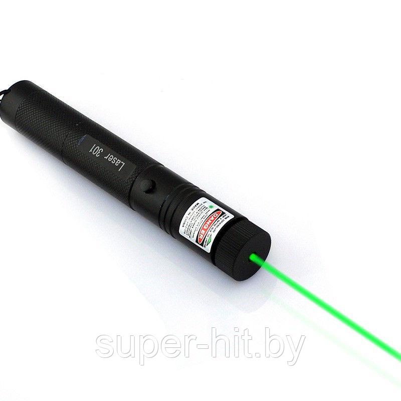 Лазерная указка Green Laser Pointer 303 с ключами - фото 7 - id-p116654447