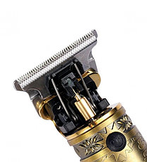 Беспроводной триммер Т9 (для бороды, усов и арт рисунков) USB, фото 3